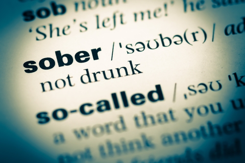 Being sober gives you a different perspective