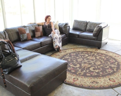 Design for Change living room sofa