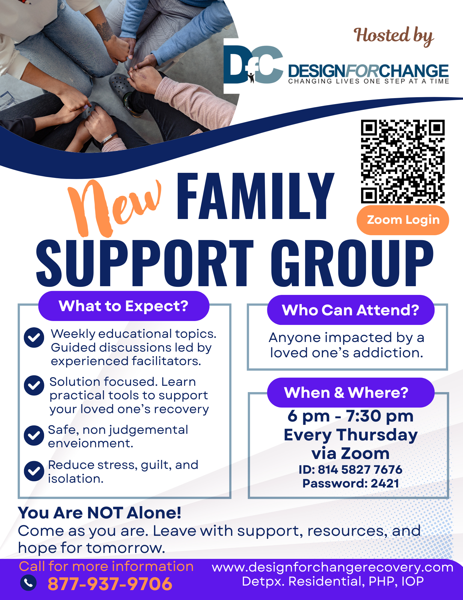 New Family Group Flyer - Design for Change